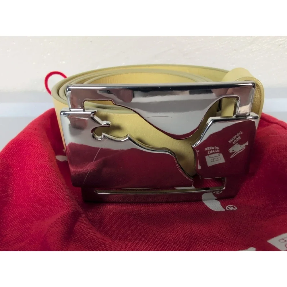 Puma Genuine Leather Belt With Bag M/90cm
